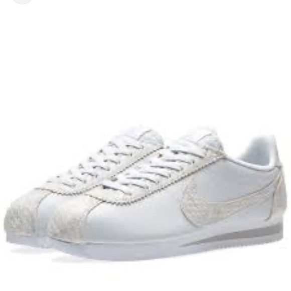 Nike Classic Cortez Premium W Leather Uppers Snake Scale grey size 8.5 US 6 UK - Picture 1 of 12